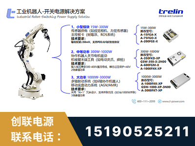 大连-工业机器人-开关电源解决方案